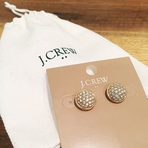 J.CREW Rhinestone Post Earrings